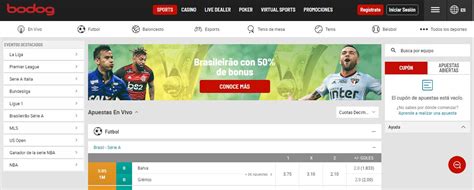 Apuestas deportivas online en Bodog .